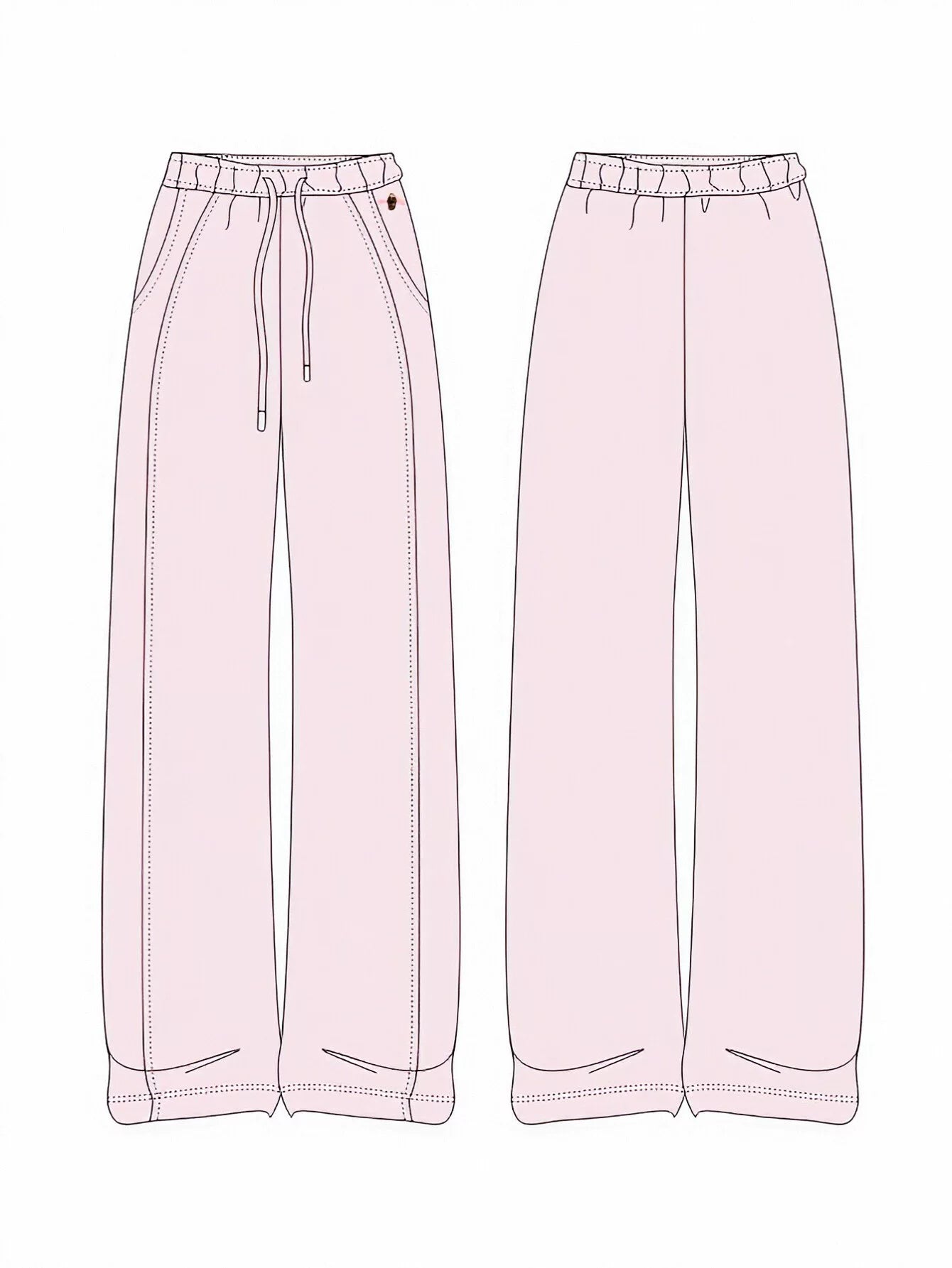 Comfy High Waisted Wide Leg Pants