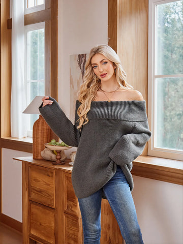 Cozy Off The Shoulder Sweater