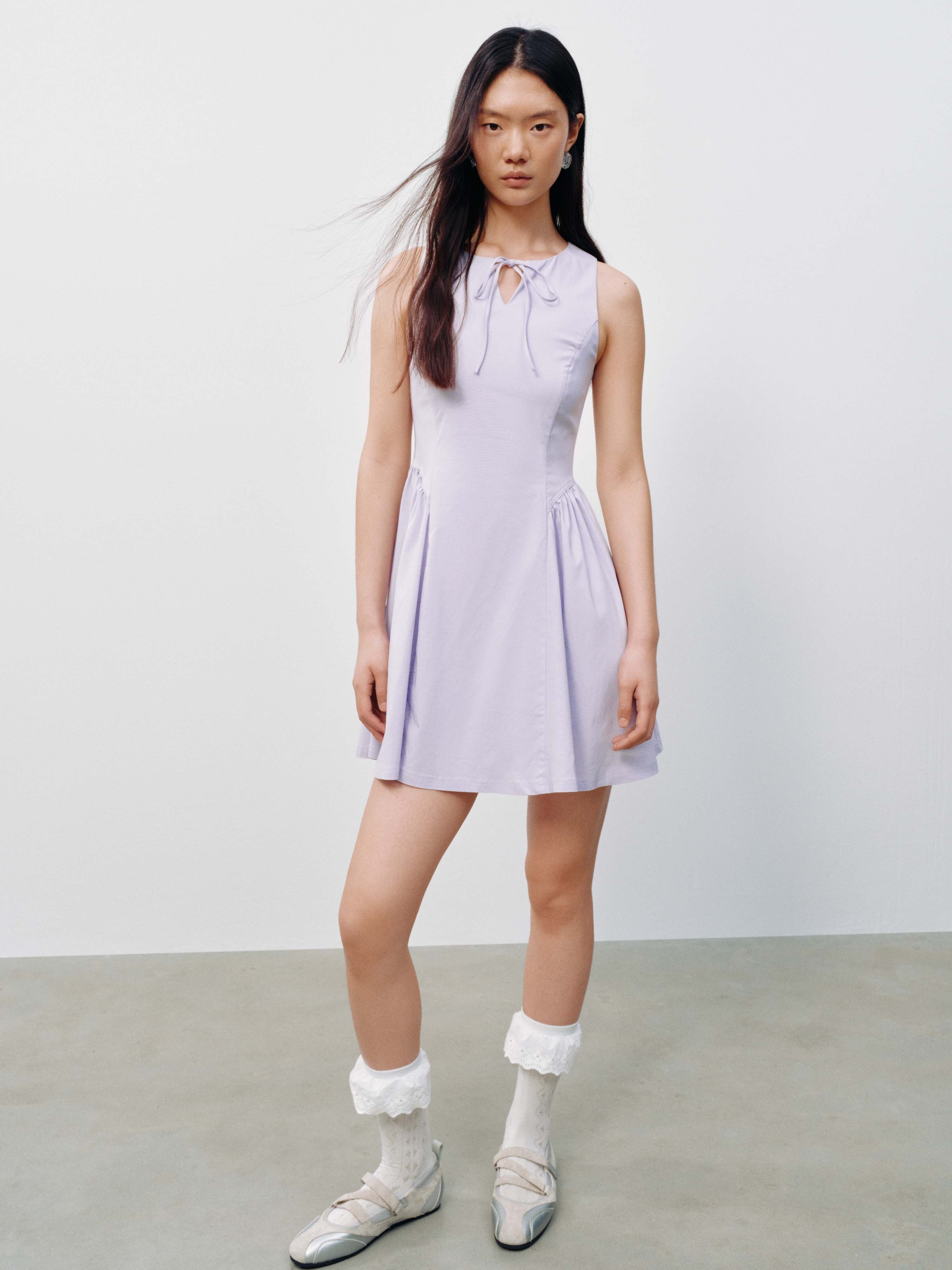 Sleeveless A-Line Midi Dresses