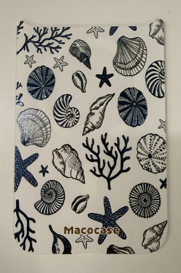 Seashell and Coral Pattern Phone Case