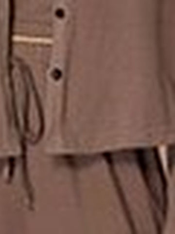 Cozy Button Up Lounge Set