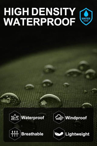 Waterproof Hooded Lightweight Rain Jacket