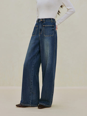 High Waisted Wide Leg Jeans