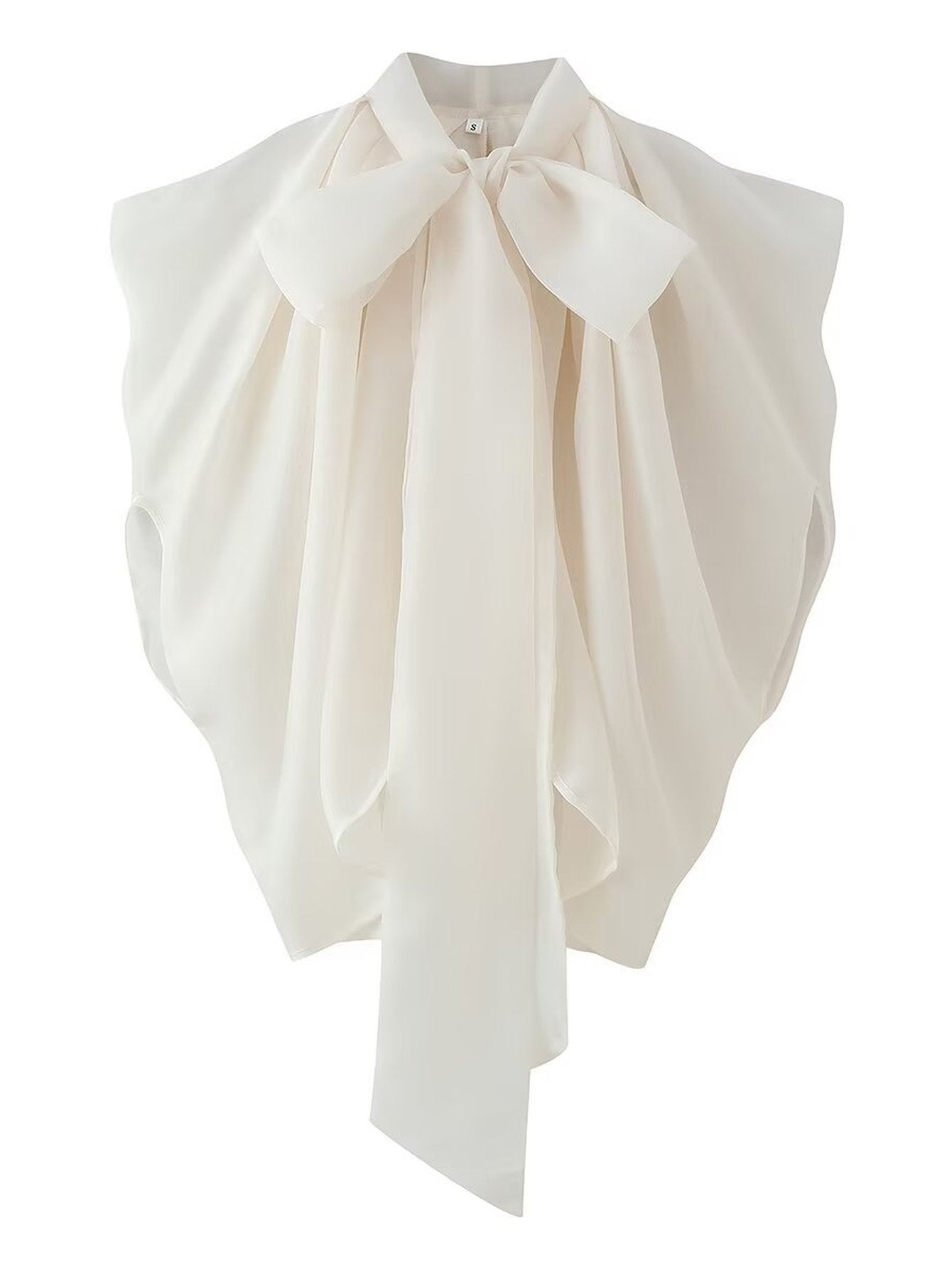 Elegant Bow Tie Chiffon Blouse