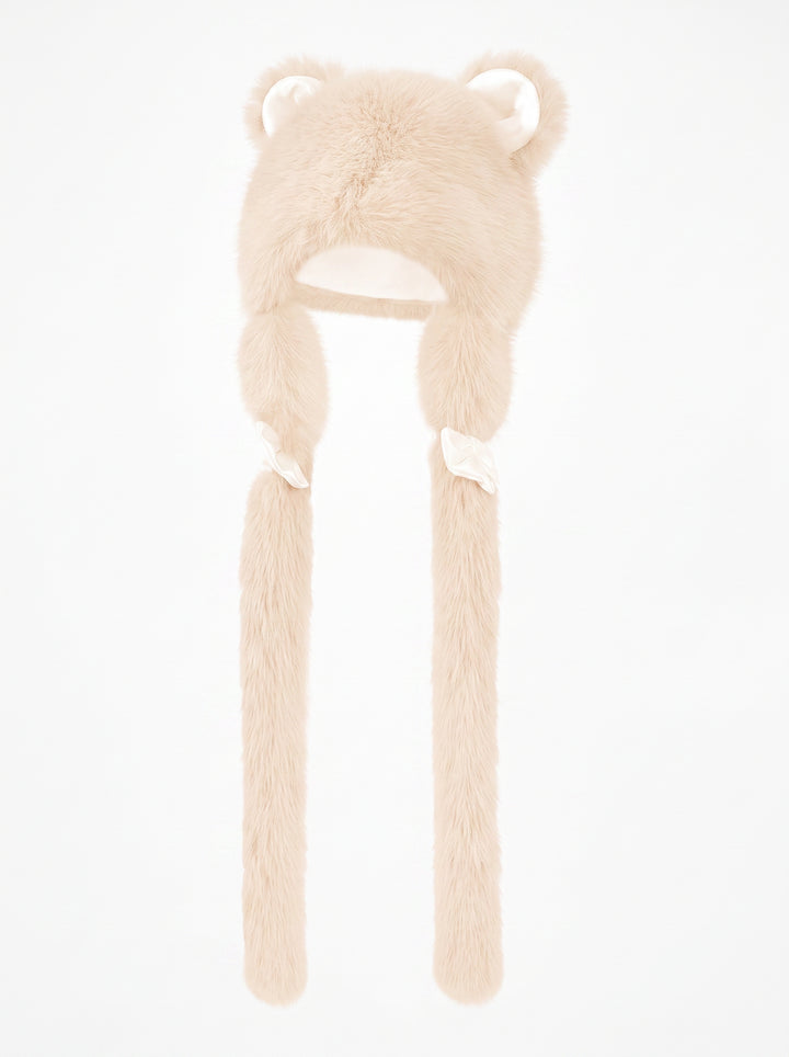 Fluffy Cute Bear Ear Hat
