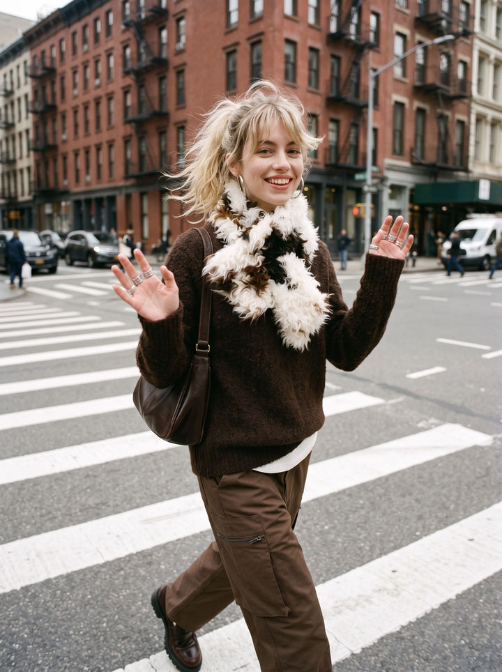 Cozy Plush Faux Fur Scarf