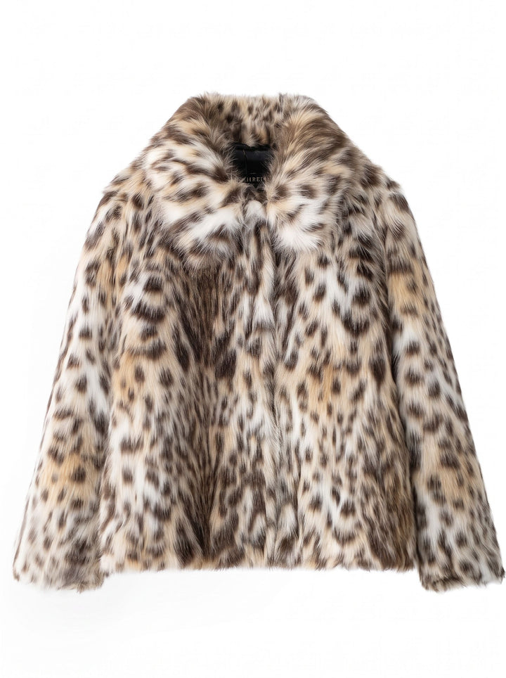 Plush Soft Cropped Faux Fur Coat