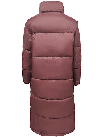 Slim Fit Long Puffer Coat