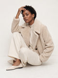 Cozy Cropped Faux Shearling Jacket
