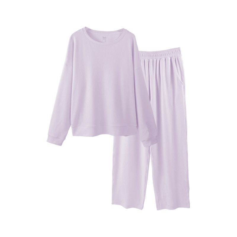 Soft Ribbed Knit Lounge Set