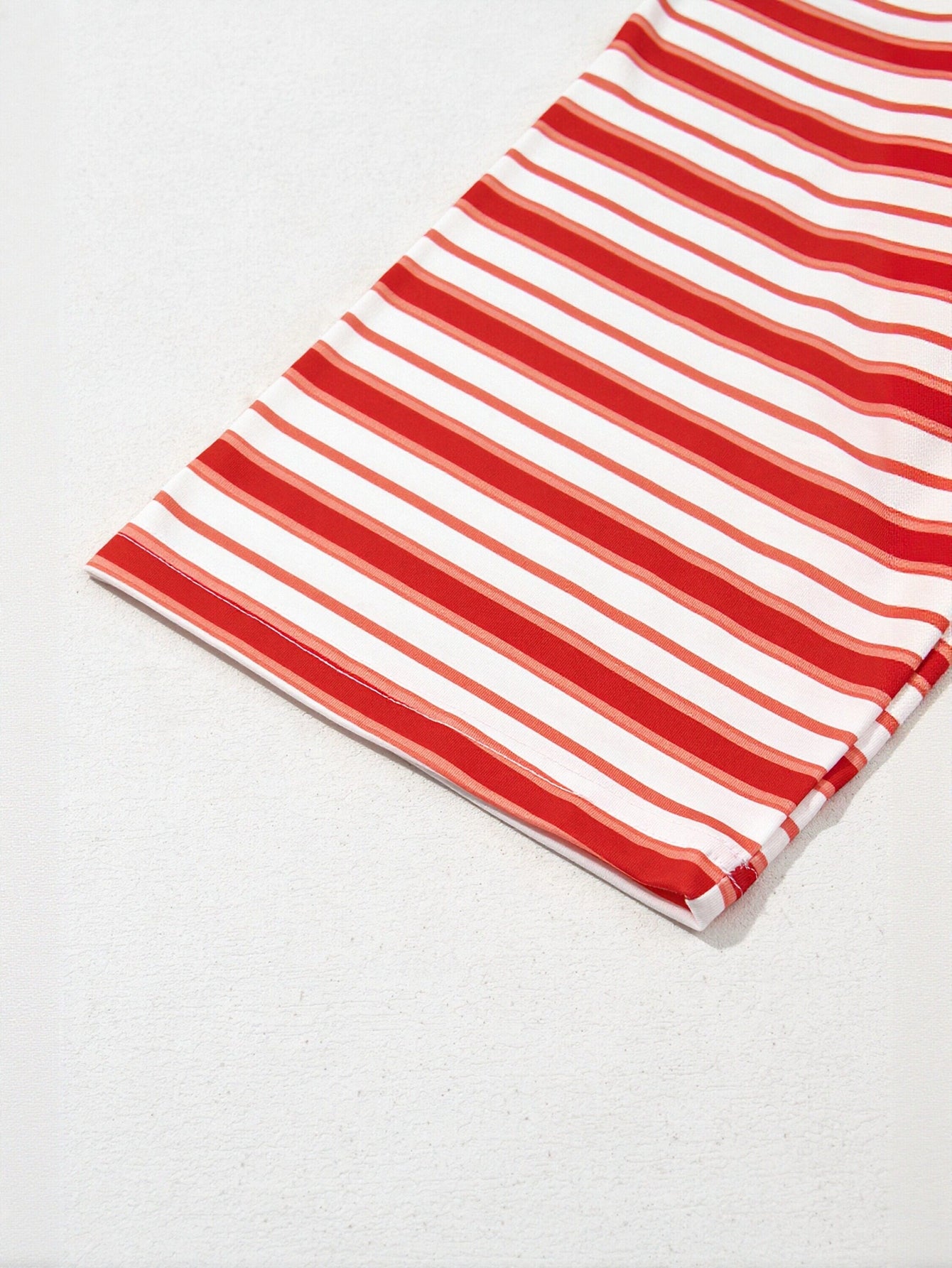 Relaxed Striped Raglan Sleeve T-Shirt