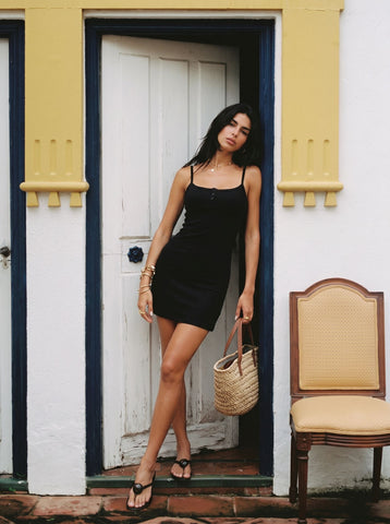 Ribbed Bodycon Mini Tank Dress