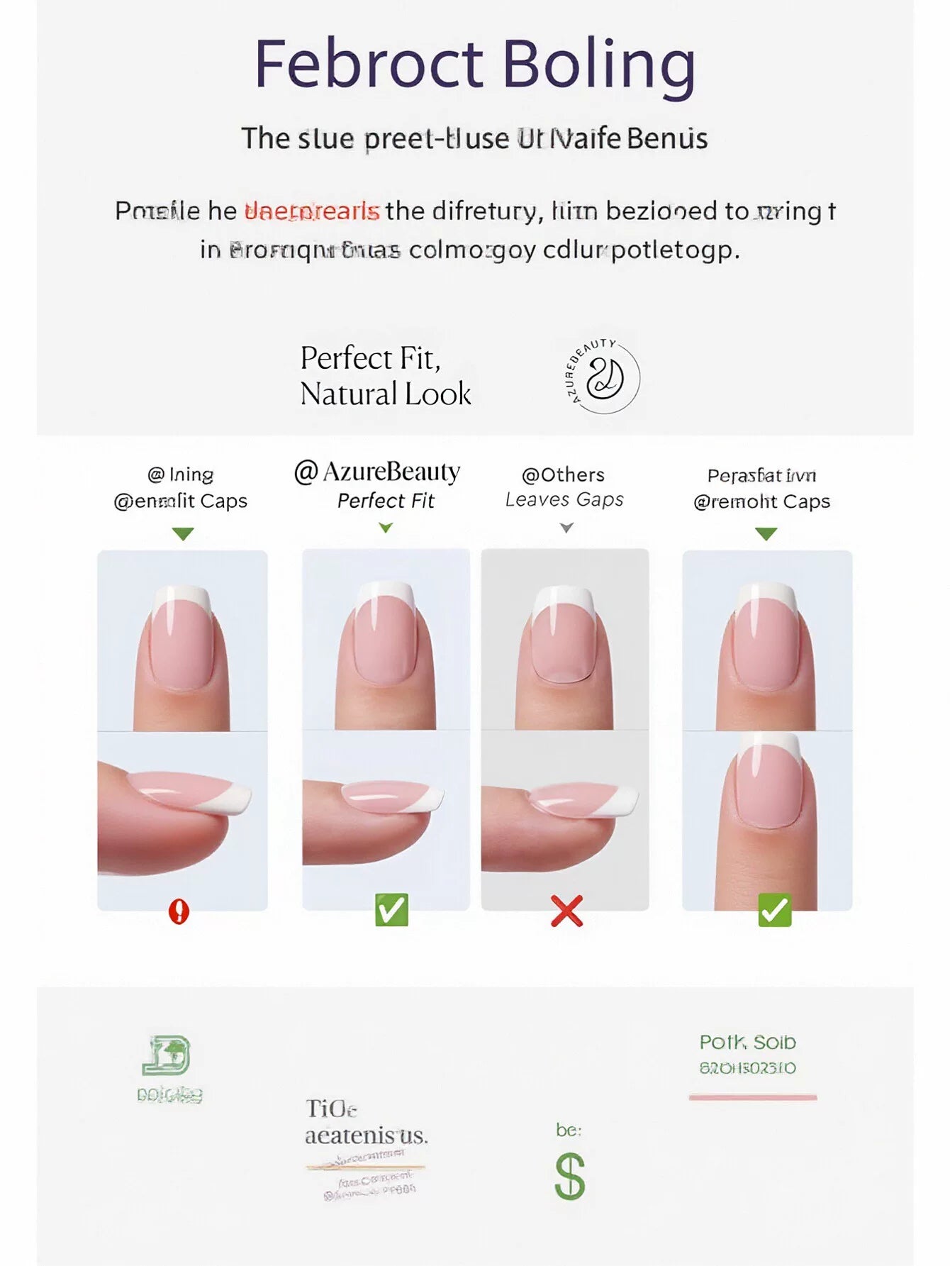Classic French Almond Press On Nails