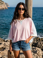 Oversized Striped Relaxed Fit T-Shirt