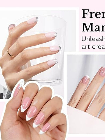 Clear Jelly French Tip Nail Stamper