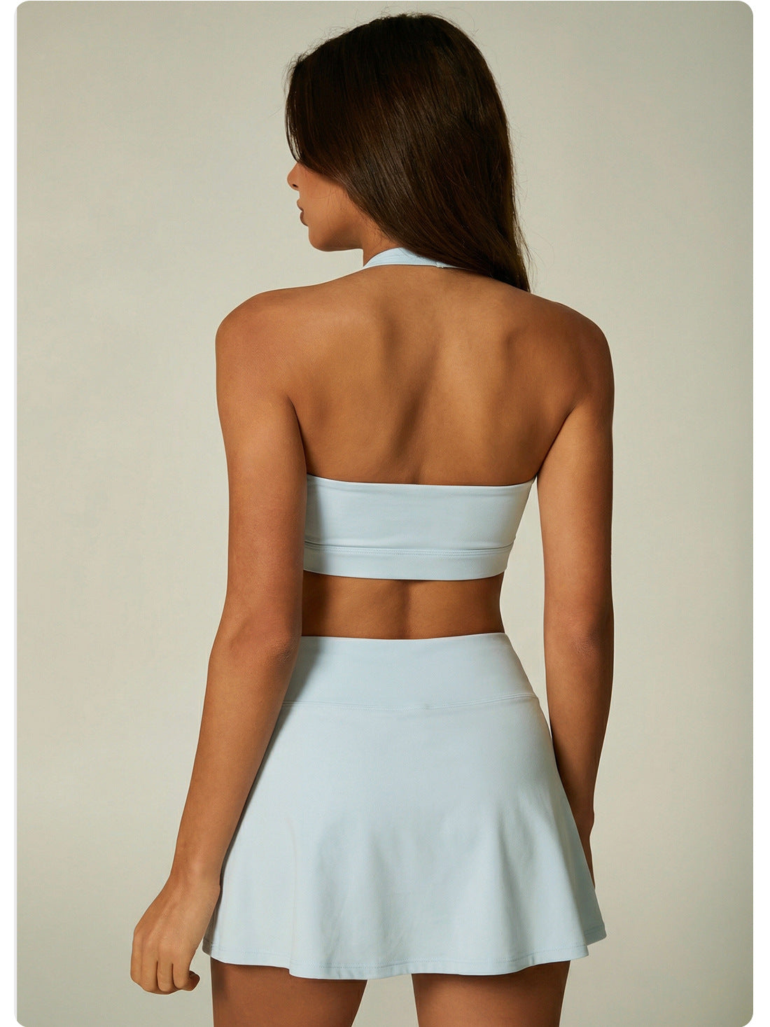 V Waistband Built In Shorts Tennis Skirt