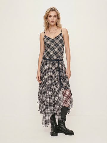 Asymmetrical Hem Cami Dress