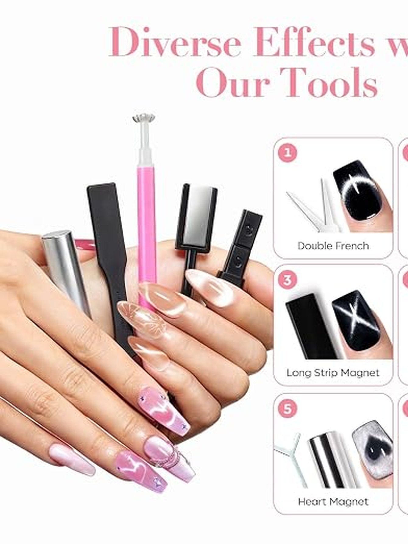 Professional Magnetic Cat Eye Nail Tools