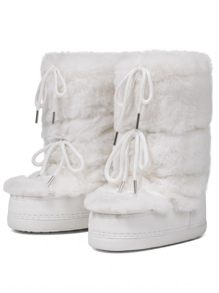 Cozy Faux Fur Winter Snow Boots