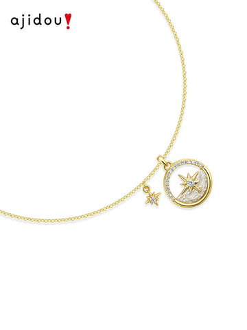 Dainty North Star Gold Necklace
