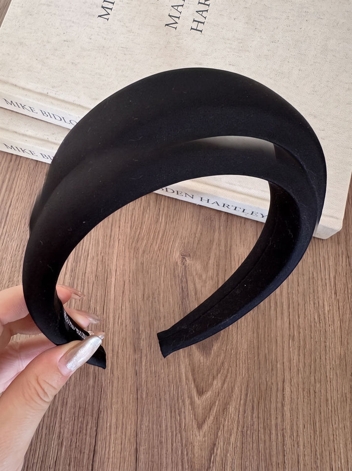 Minimalist Padded Satin Headband