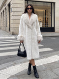 Luxurious Plush Faux Fur Coat