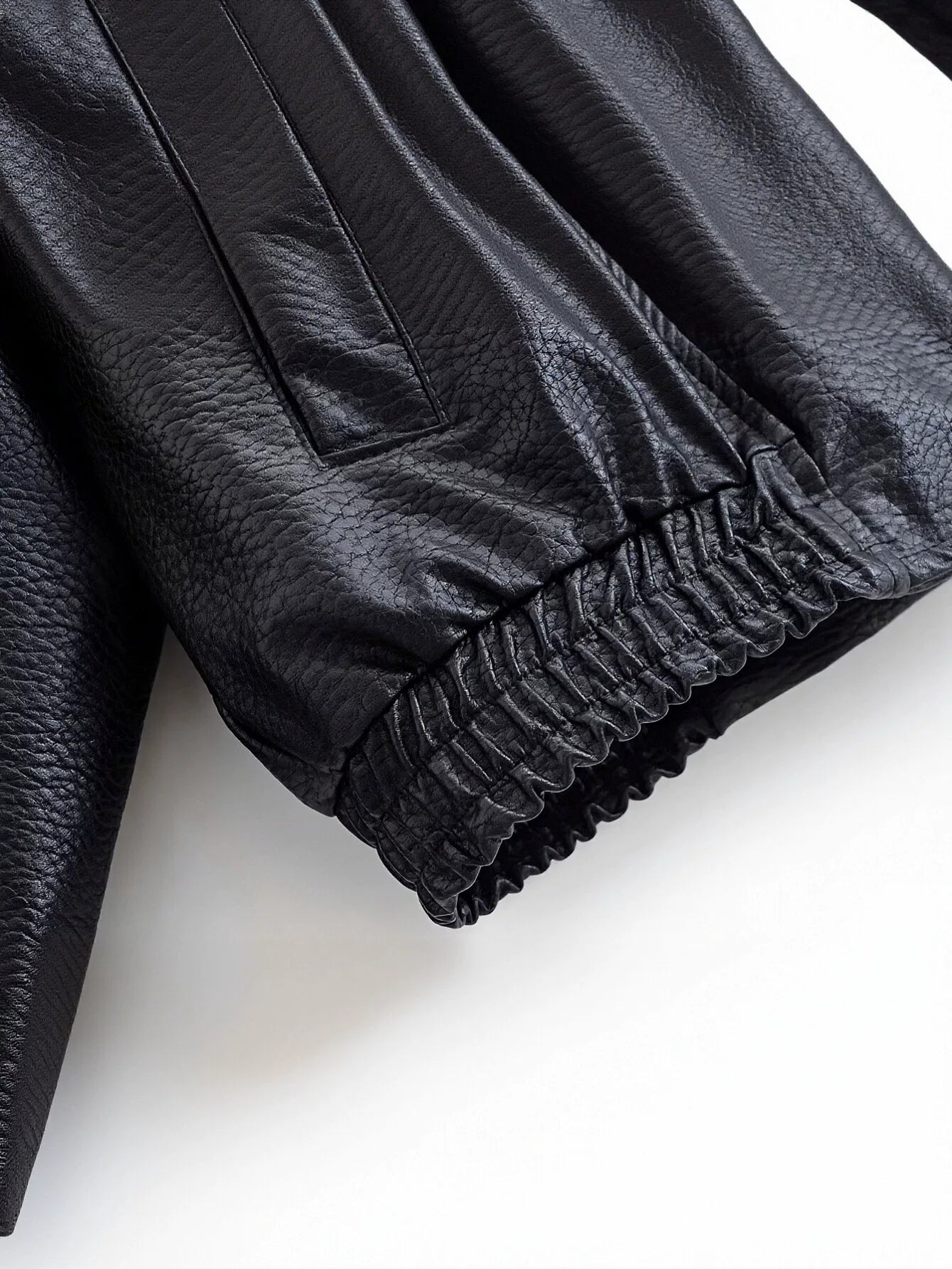Oversized Vintage Faux Leather Jacket