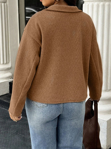 Classic Camel Double Breasted Coat