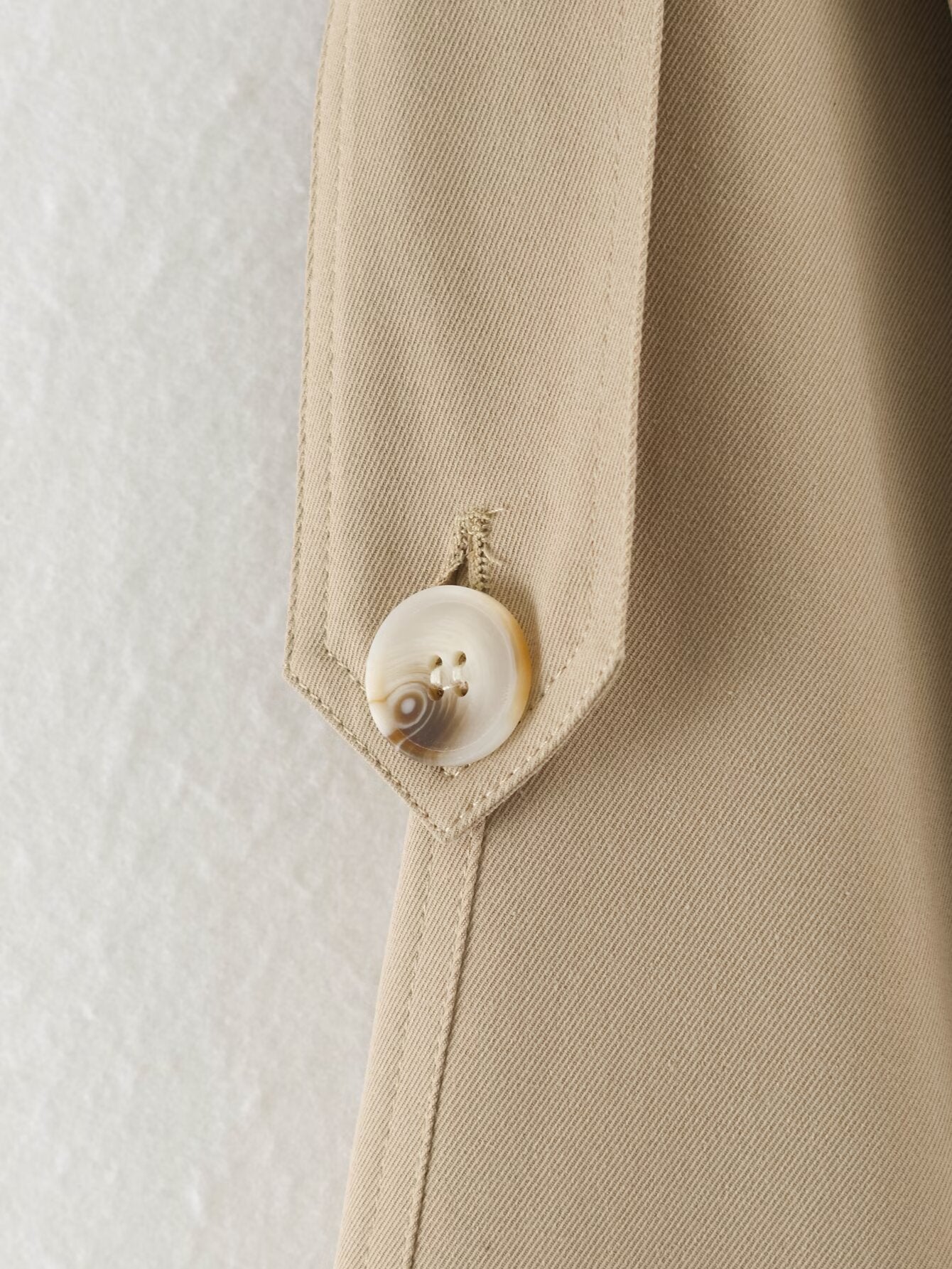 Oversized Cropped Double Breasted Trench Coat