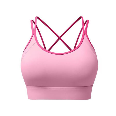 Sexy Crisscross Back Sports Bra