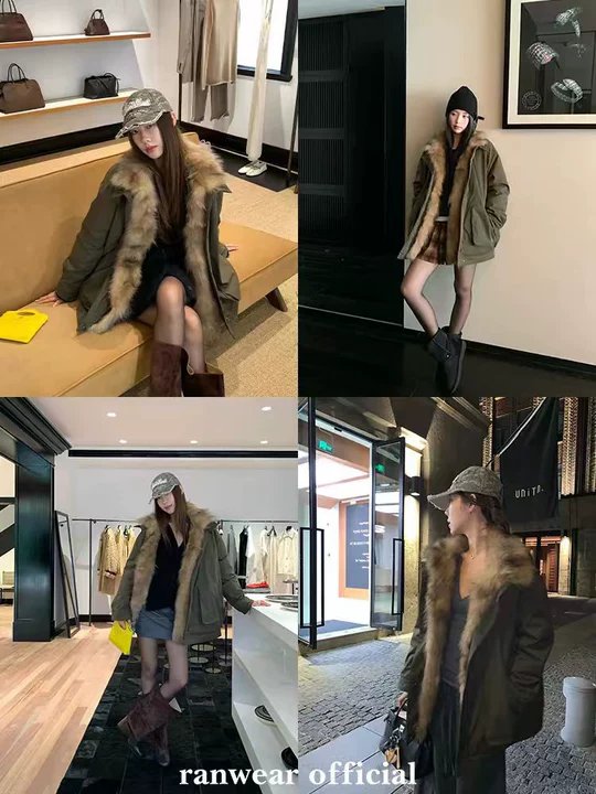 Cozy Faux Fur Trim Puffer Jacket
