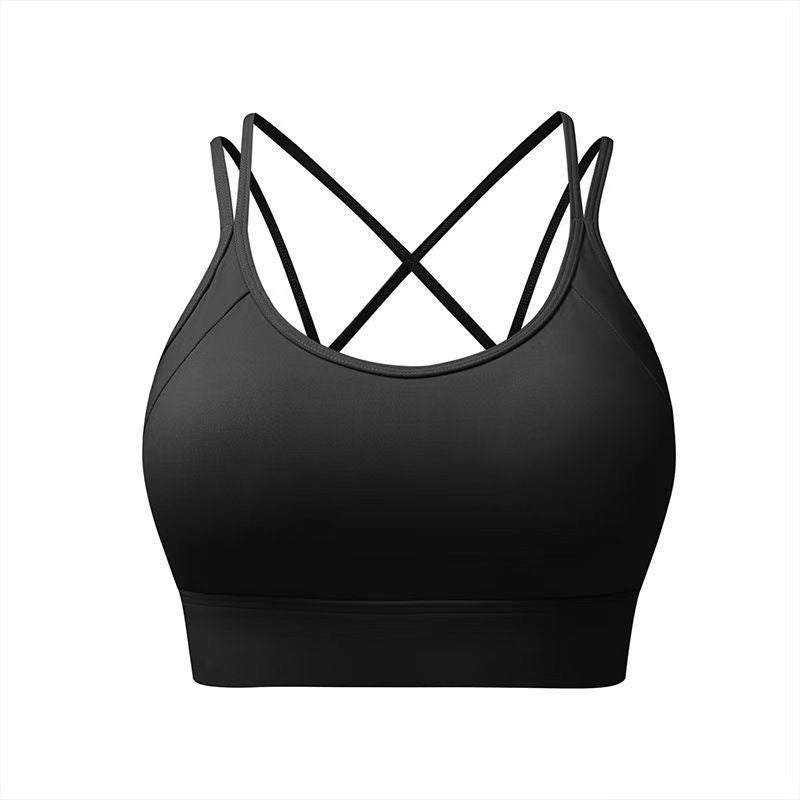 Sexy Crisscross Back Sports Bra