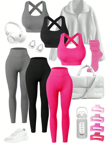 High-Waisted Second-Skin Sleek Yoga Leggings