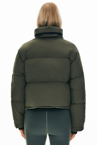Cropped Sporty Puffer Jacket