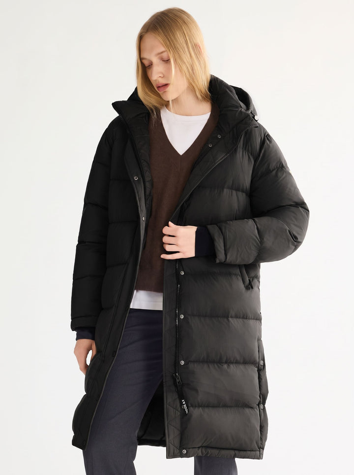 Cozy Hooded Long Puffer Coat