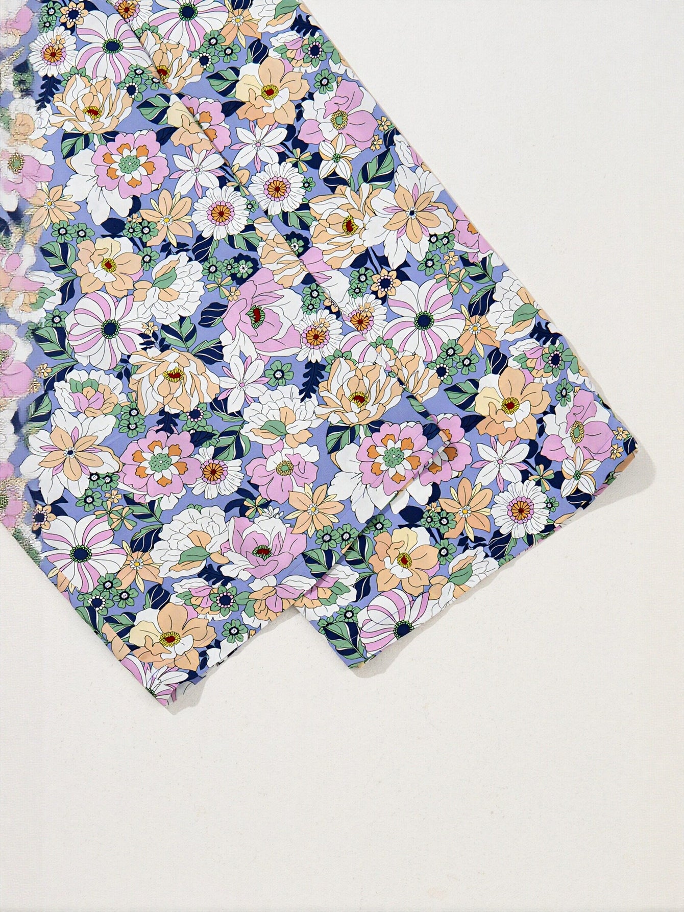 Smocked Floral Wide Leg Jumpsuit