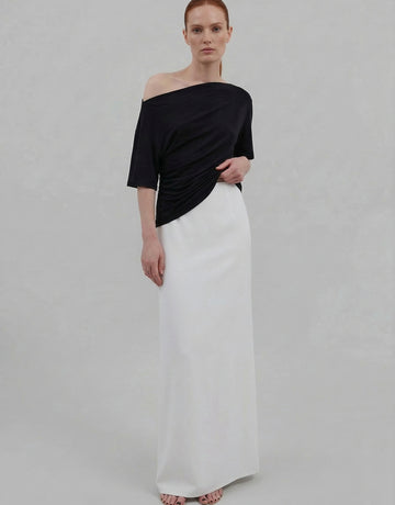 One Shoulder Short Length Blouse