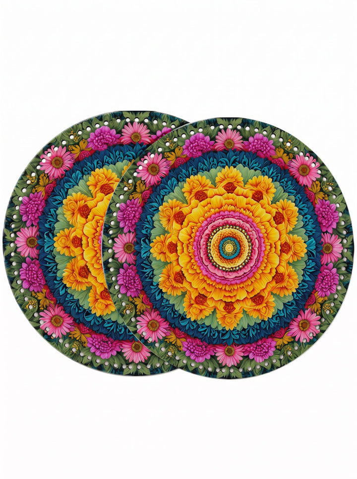 Floral Mandala Pattern Crochet Bag Base