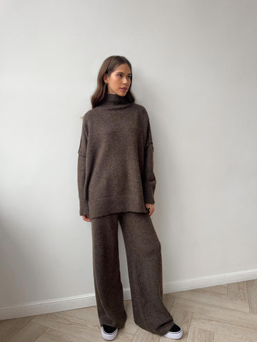 Cozy Oversized Knit Lounge Set