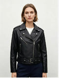 Classic Faux Leather Biker Jacket