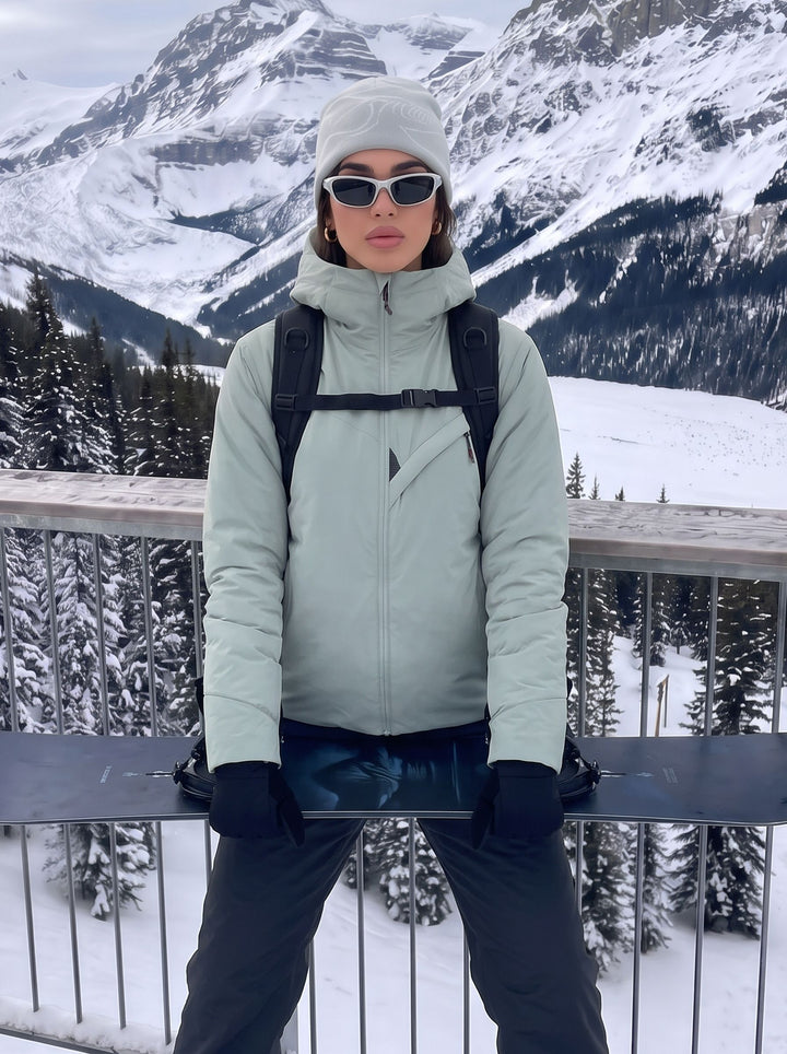 Waterproof Lightweight Hooded Puffer Jacket