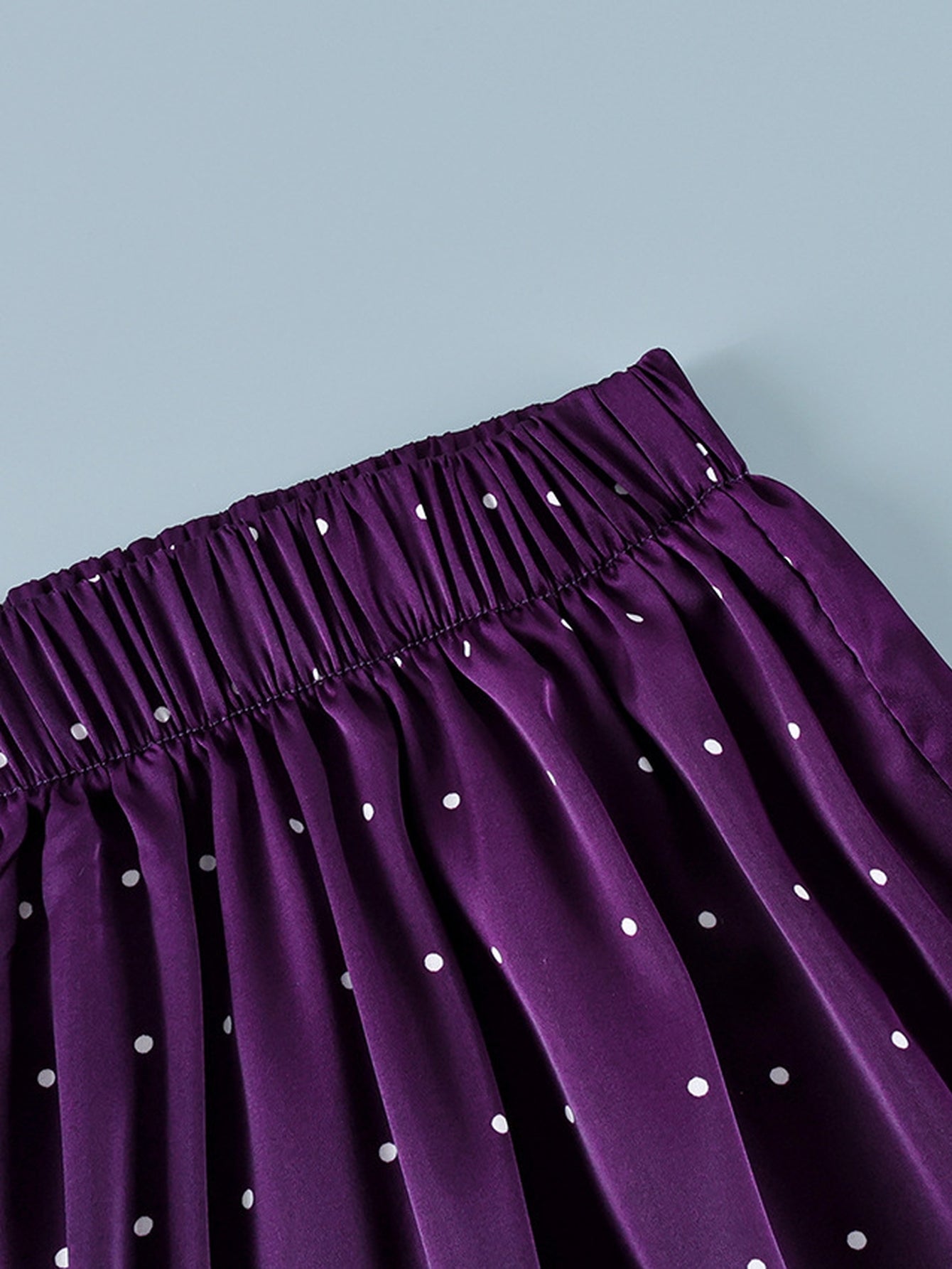 Polka Dot Satin Bubble Pants