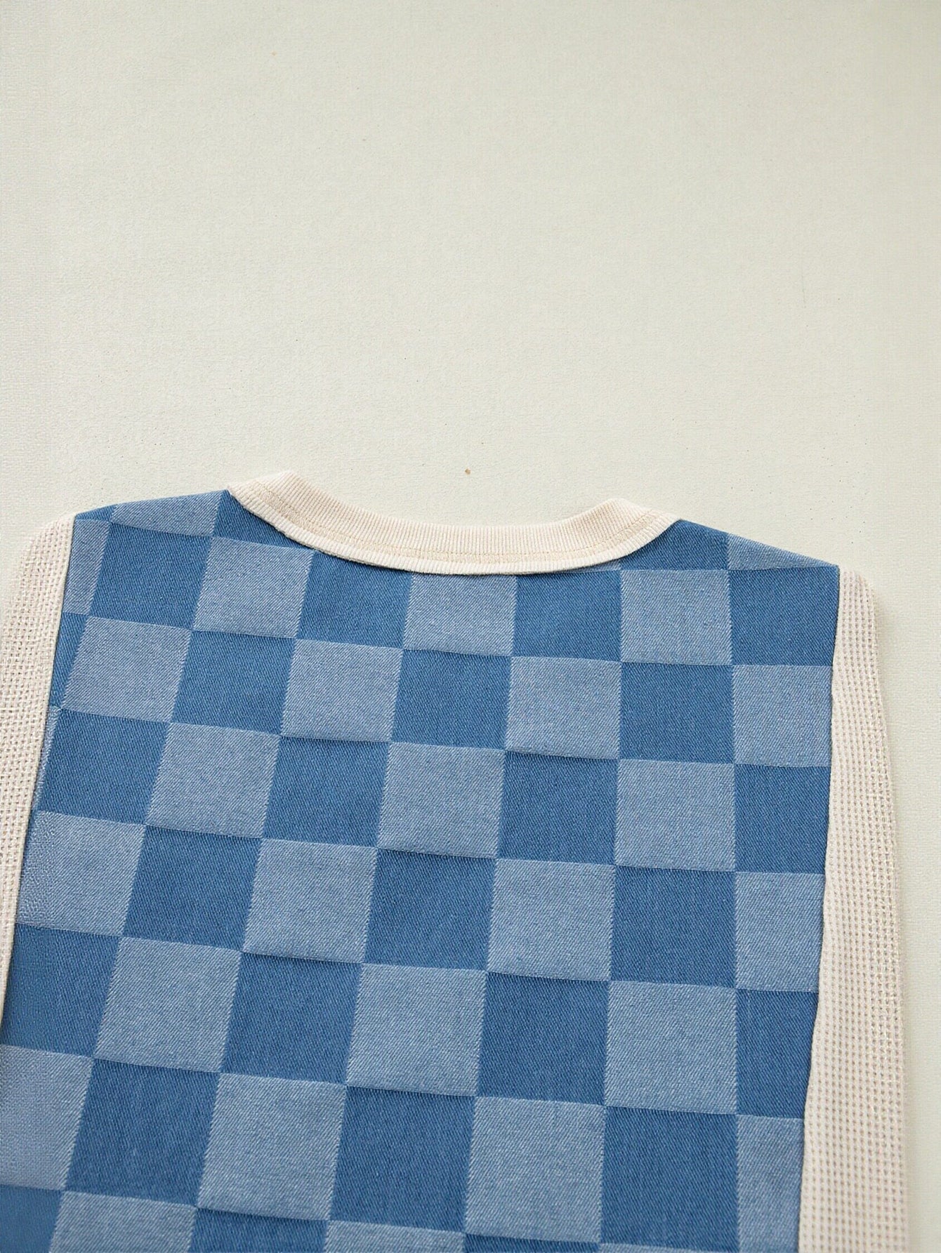 Check Patchwork Vintage T-Shirt