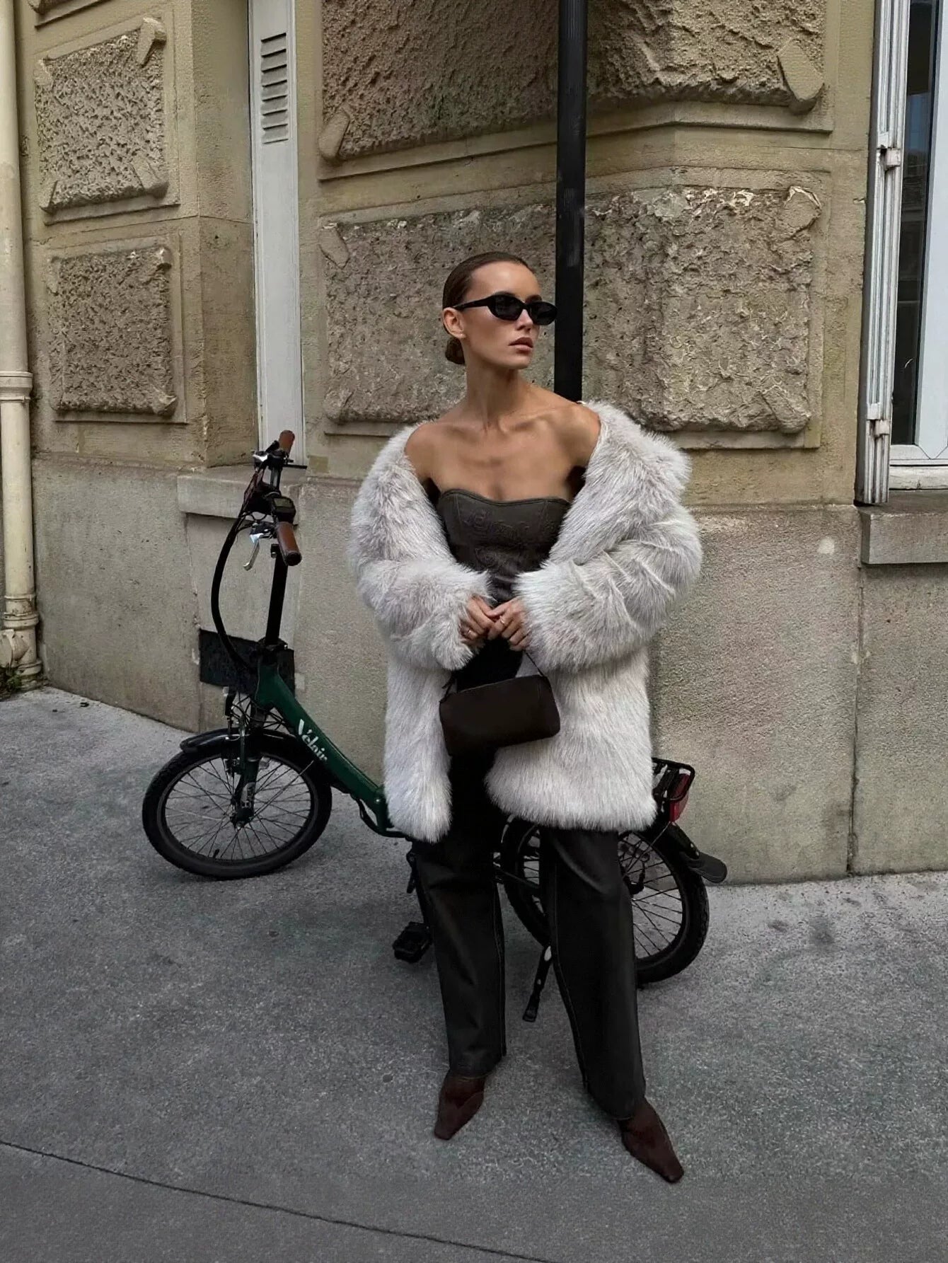 Luxurious Plush Oversized Faux Fur Coat