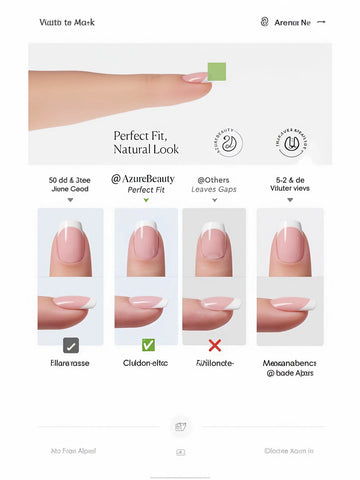 Glossy White Almond Press On Nails
