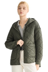 Lightweight Quilted Hooded Puffer Jacket