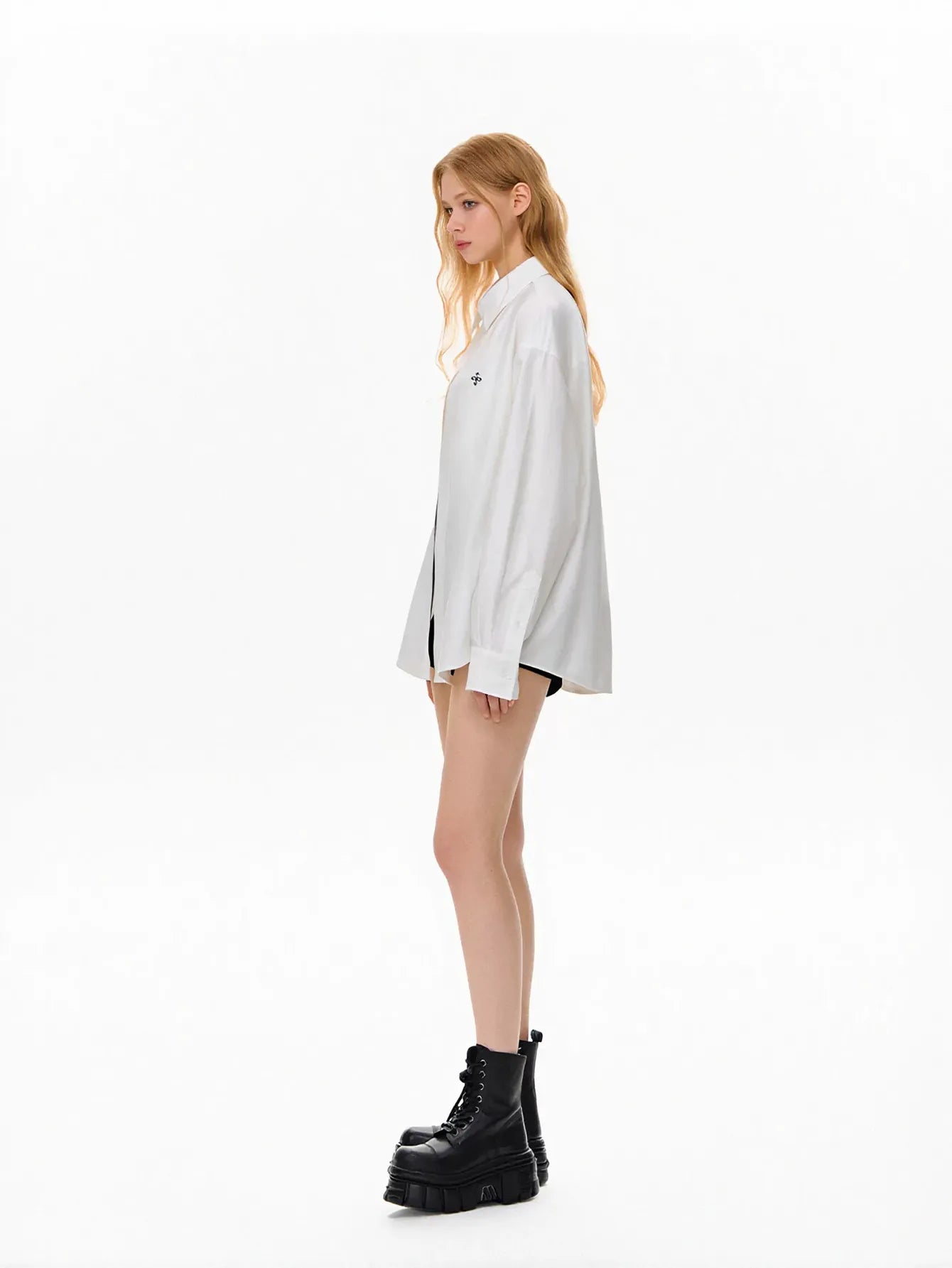 Oversized Casual Button Down Shirt