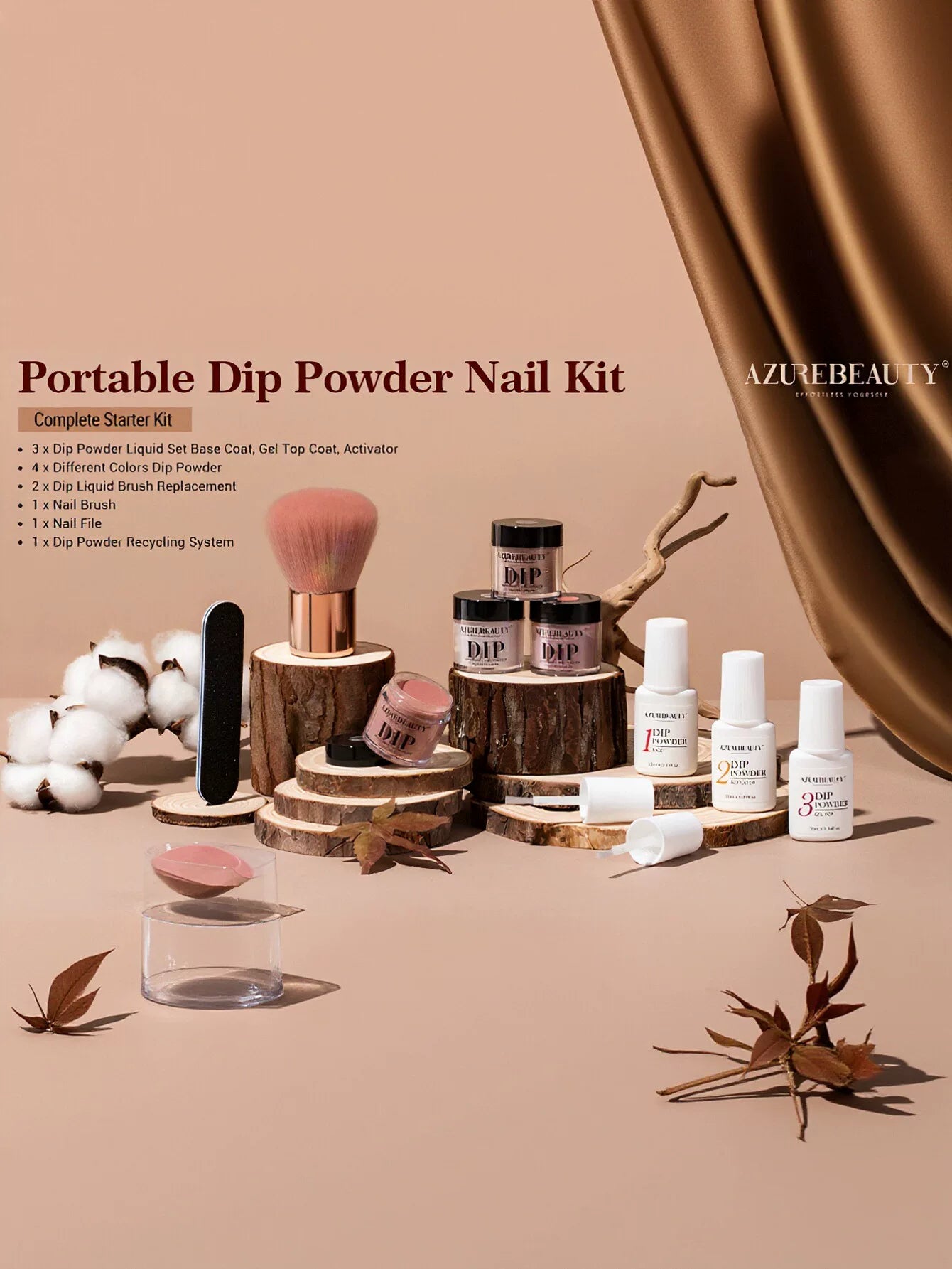 Autumn Tones Dip Powder Nail Kit