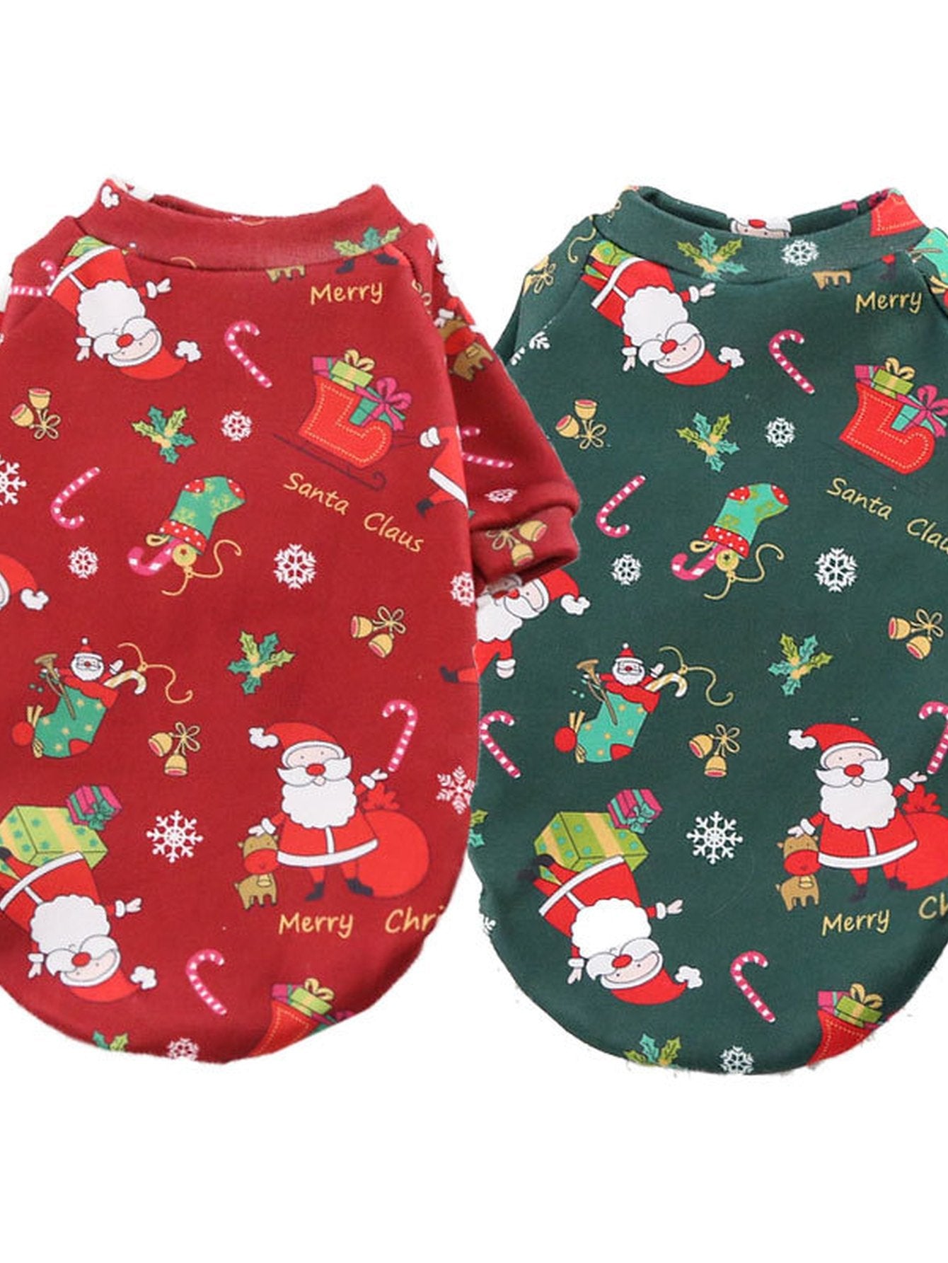 Cozy Festive Santa Cat Sweater