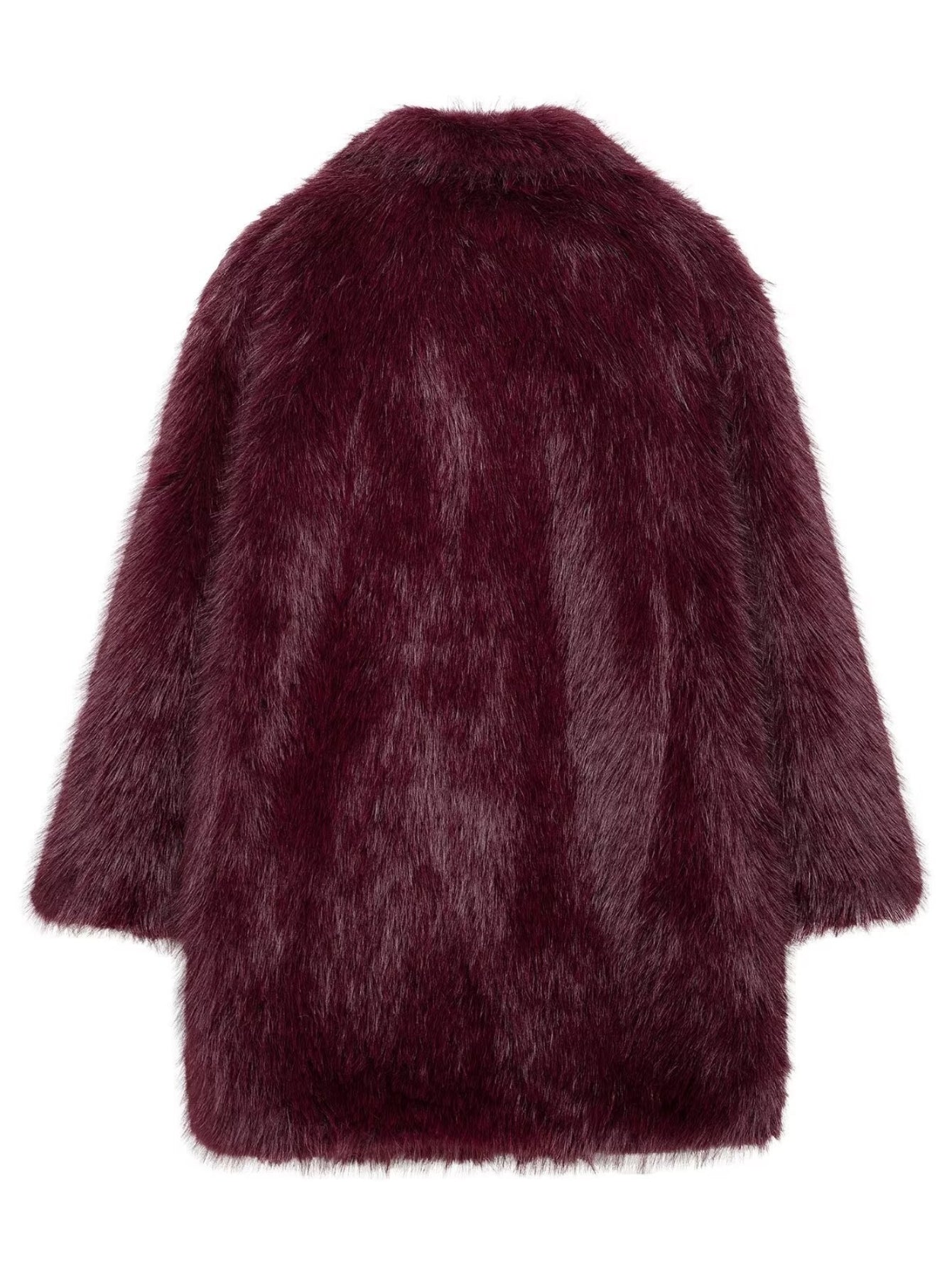 Luxurious Plush Oversized Faux Fur Coat